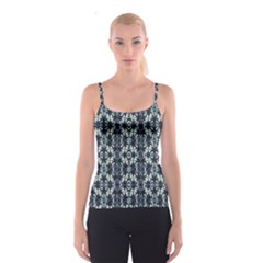 Intersecting Geometric Design Spaghetti Strap Top by dflcprints