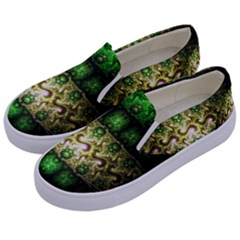 Fractal Art Digital Art Kids  Canvas Slip Ons by Sapixe