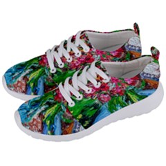 Paint, Flowers And Book Men s Lightweight Sports Shoes by bestdesignintheworld