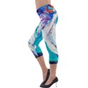 Marine On Balboa Island Lightweight Velour Capri Leggings  View3