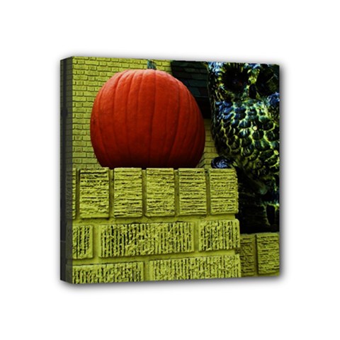 Pumpkins 10 Mini Canvas 4  X 4  by bestdesignintheworld