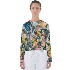 Abstract Art Berlin Women s Slouchy Sweat by Modern2018