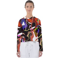 Abstract Full Colour Background Women s Slouchy Sweat by Modern2018