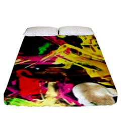 Spooky Attick 1 Fitted Sheet (king Size) by bestdesignintheworld