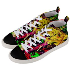 Spooky Attick 1 Men s Mid-top Canvas Sneakers by bestdesignintheworld