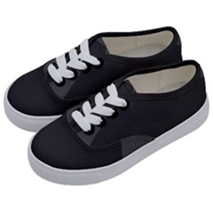 Gray Color Kids  Classic Low Top Sneakers by berwies