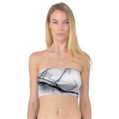 Marble Tiles Rock Stone Statues Bandeau Top by Simbadda