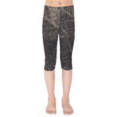 Marble Tiles Rock Stone Statues Kids  Capri Leggings  by Simbadda