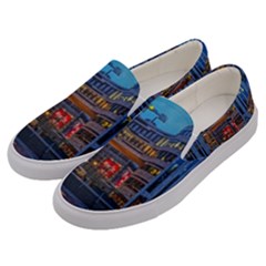 Architecture Modern Building Men s Canvas Slip Ons by Simbadda