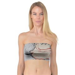 Hand Finger Drawing Fingernails Bandeau Top by Simbadda