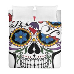 Cranium Sugar Skull Duvet Cover Double Side (full/ Double Size) by StarvingArtisan