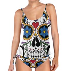 Cranium Sugar Skull Tankini Set by StarvingArtisan