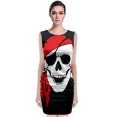 Pirate Skull Classic Sleeveless Midi Dress by StarvingArtisan