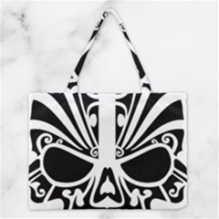 Tribal Sugar Skull Medium Tote Bag by StarvingArtisan