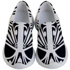 Tribal Sugar Skull Kid s Lightweight Slip Ons by StarvingArtisan