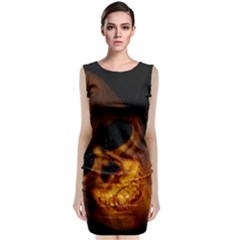 Skull Classic Sleeveless Midi Dress by StarvingArtisan