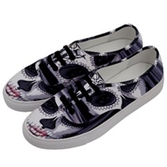 Sugar Skull Men s Classic Low Top Sneakers by StarvingArtisan