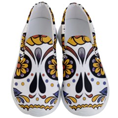 Sugar Skull Men s Lightweight Slip Ons by StarvingArtisan