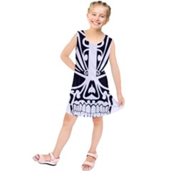 Tribal Sugar Skull Kids  Tunic Dress by StarvingArtisan