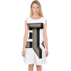 Heavy Metal  Capsleeve Midi Dress by StarvingArtisan