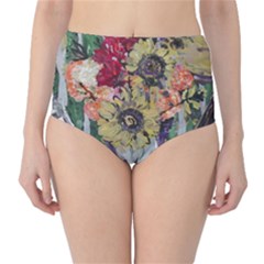 Sunflowers And Lamp Classic High-waist Bikini Bottoms by bestdesignintheworld