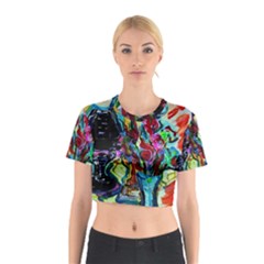 Still Life With Two Lamps Cotton Crop Top by bestdesignintheworld