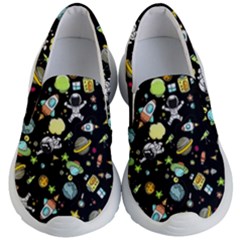 Space Pattern Kid s Lightweight Slip Ons by Valentinaart