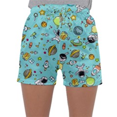 Space Pattern Sleepwear Shorts by Valentinaart