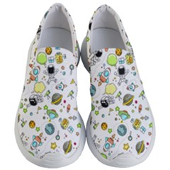 Space Pattern Women s Lightweight Slip Ons by Valentinaart