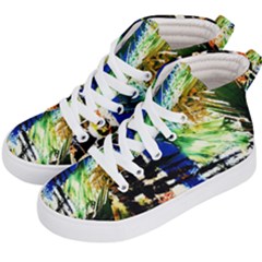 Alaska Industrial Landscape Kid s Hi-top Skate Sneakers by bestdesignintheworld