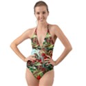 Eden Garden 8 Halter Cut-Out One Piece Swimsuit View1