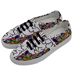 Brain Mind Anatomy Men s Classic Low Top Sneakers by Simbadda