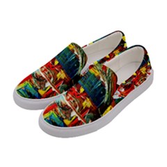 Red Aeroplane 1 Women s Canvas Slip Ons by bestdesignintheworld