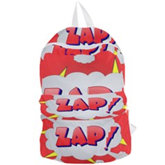 Comic Bubble Popart Cartoon Action Foldable Lightweight Backpack by Simbadda