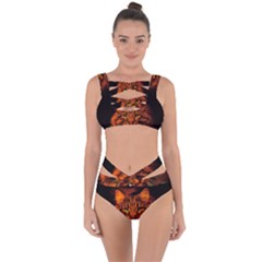 Cat Digiart Artistically Cute Bandaged Up Bikini Set  by Simbadda