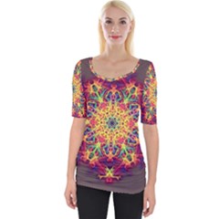 Joyful Living Wide Neckline Tee