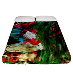 Sunset In A Mountains 1 Fitted Sheet (king Size) by bestdesignintheworld