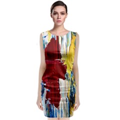 Point Of View #2 Classic Sleeveless Midi Dress by bestdesignintheworld