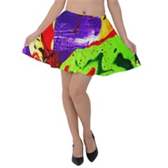 Untitled Island 2 Velvet Skater Skirt by bestdesignintheworld