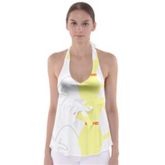 Mutt Dog Animal Domestic Vector Babydoll Tankini Top by Nexatart