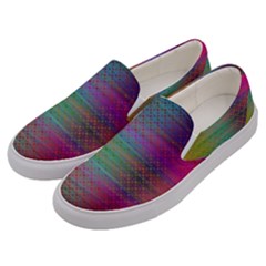 Colorful Sheet Men s Canvas Slip Ons by LoolyElzayat