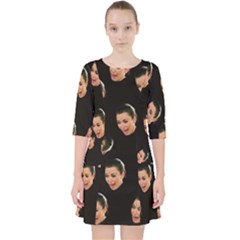 Crying Kim Kardashian Pocket Dress by Valentinaart