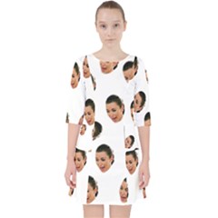 Crying Kim Kardashian Pocket Dress by Valentinaart