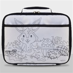 Coloring Picture Easter Easter Bunny Full Print Lunch Bag by Sapixe