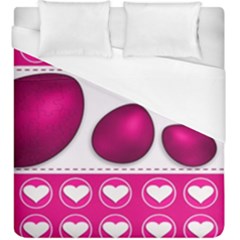 Love Celebration Easter Hearts Duvet Cover (king Size) by Sapixe