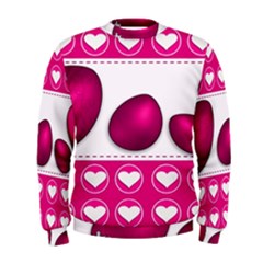 Love Celebration Easter Hearts Men s Sweatshirt by Sapixe