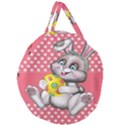 Illustration Rabbit Easter Giant Round Zipper Tote View2