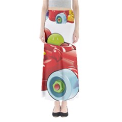 Car Vehicle Racing Car Formula Full Length Maxi Skirt by Sapixe