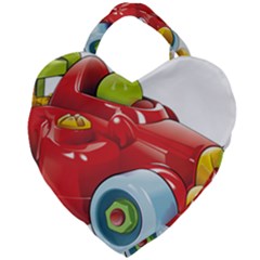 Car Vehicle Racing Car Formula Giant Heart Shaped Tote by Sapixe