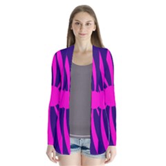 Illustration Abstract Wallpaper Drape Collar Cardigan by Sapixe